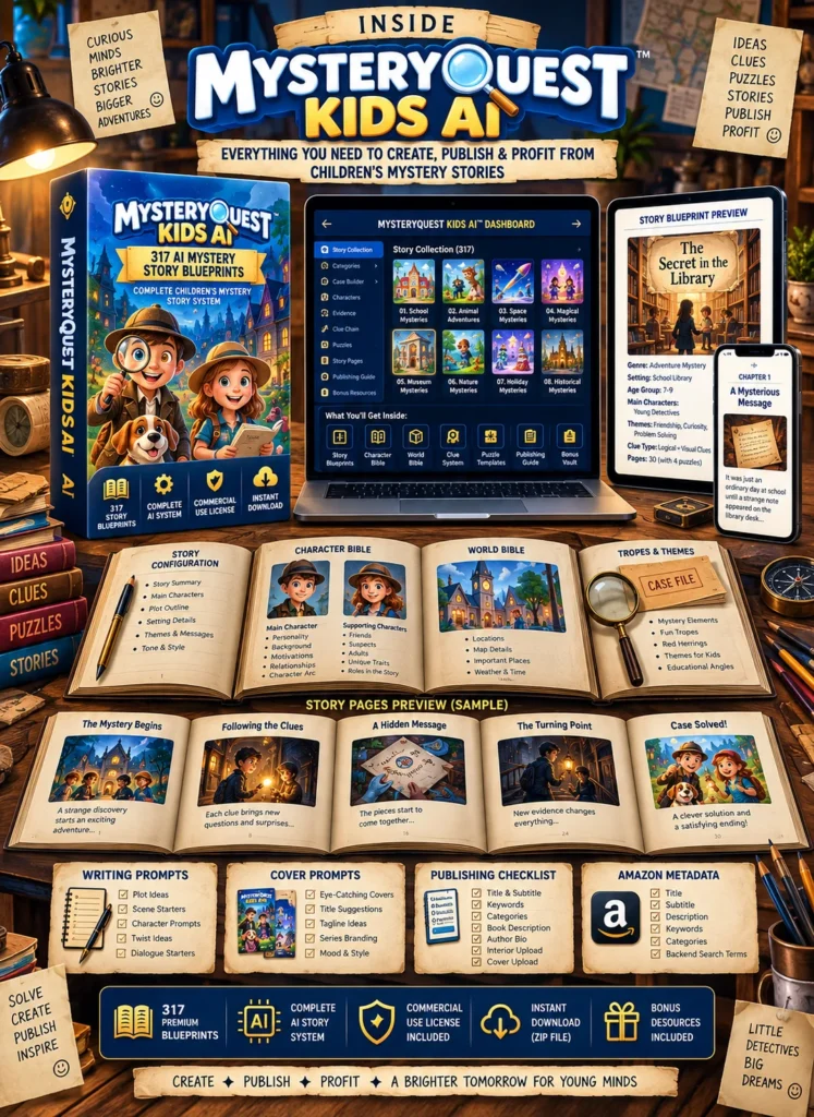 MysteryQuest Kids AI Cover Cover image of MysteryQuest Kids AI