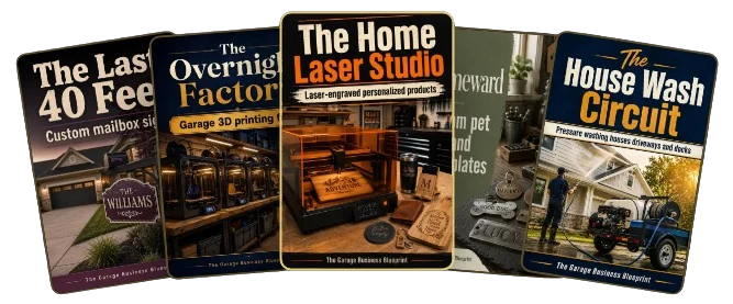 The Garage Business Blueprint Review — vendor book-cover collection