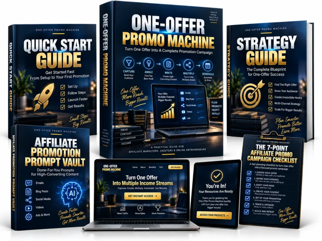 One Offer Promo Machine White Label Review