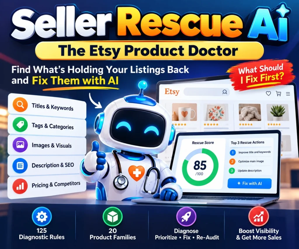 Seller Rescue AI Interface Seller Rescue AI main interface screenshot