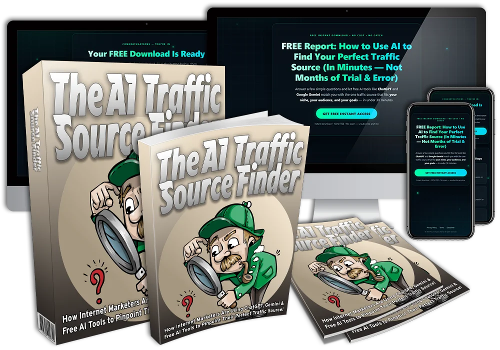 Official Image of The AI Traffic Source Finder Official product image of (PLR) The AI Traffic Source Finder.