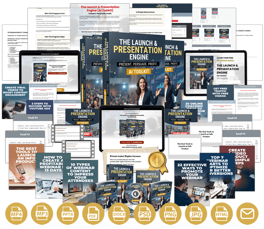 (AI Toolkit) The Launch & Presentation Engine PLR product image (AI Toolkit) The Launch & Presentation Engine PLR Review