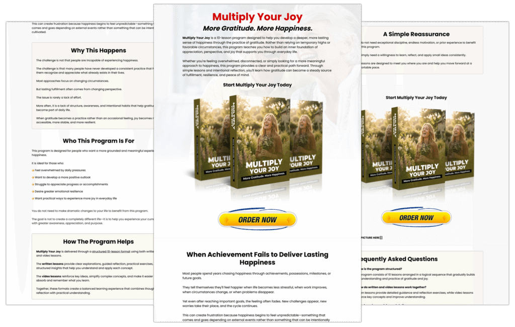 (PLR Firesale) Multiply Your Joy vendor image 2